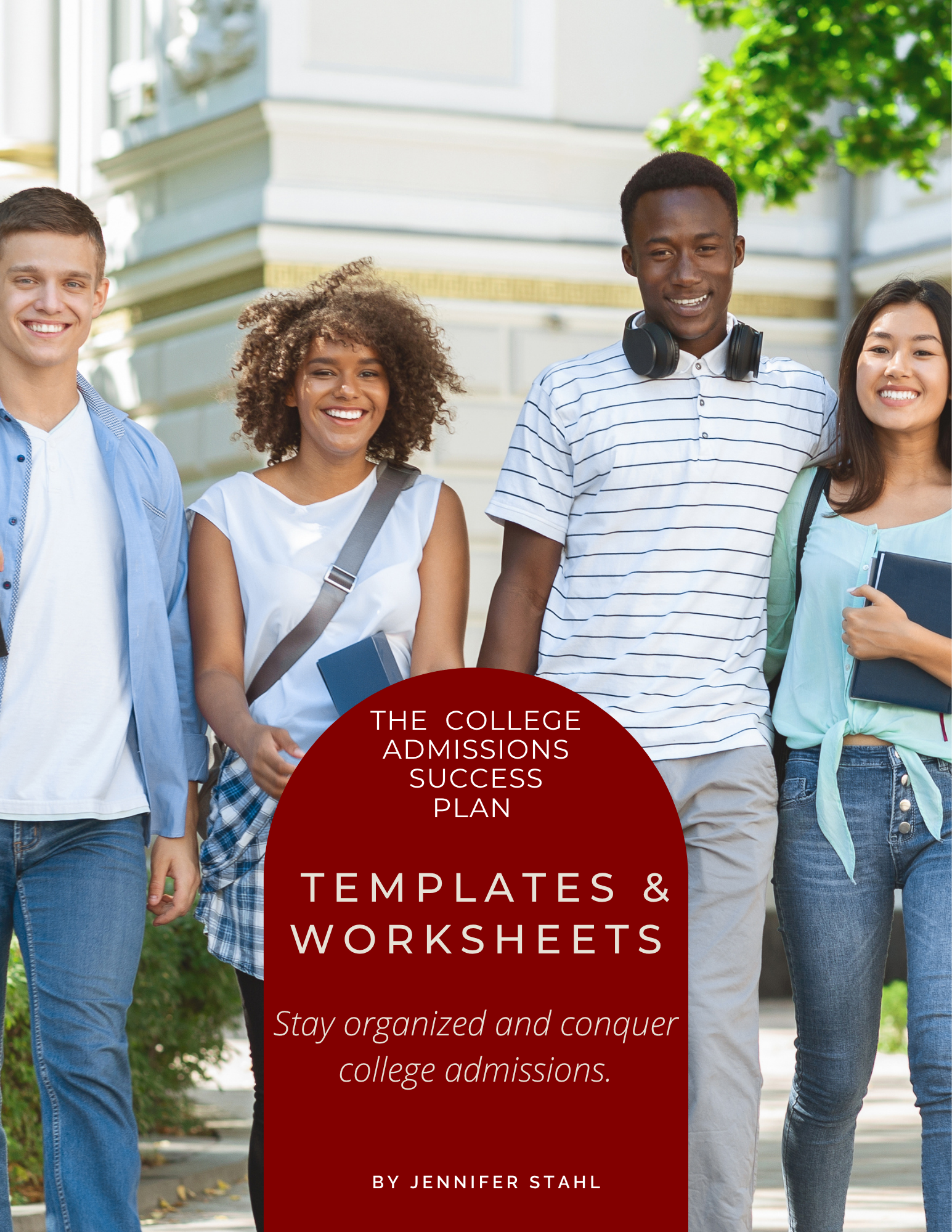 The College Admissions Success Guide + Companion  Workbook & Editable Organization Templates. Instant Download